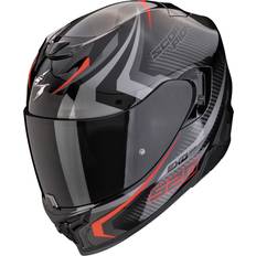 Scorpion Exo-520 Evo Air Terra Helm, schwarz-rot-silber, Größe