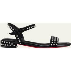 Sweet Jane Strass Boum Sandals - Black