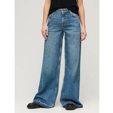 Superdry Jeans Superdry Raw Hem Wide Leg Flare Jeans