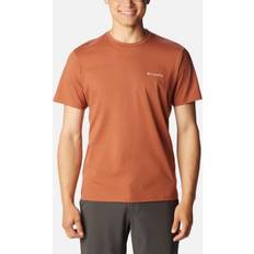 Columbia XL T-paidat Columbia Rapid Ridge II Back Graphic Tee - Punainen