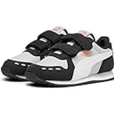 Puma Cabana Racer Sl Baby-Sneaker mit Klettverschluss ash black Grau/Weiß