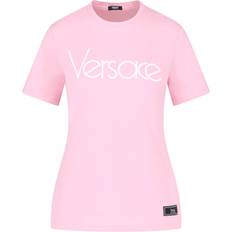 Versace Kleding Versace Logo T-Shirt - Pink/White