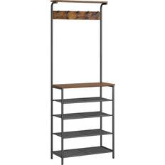 Shoe Racks Vasagle VASAGLE Hall Tree with Coat Shoe Rack