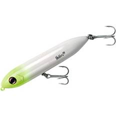 Heddon Heddon Super Spook Topwater Fishing Lure for Saltwater and Freshwater, White/Chartreuse Head 7/8 oz