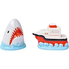 Silver Buffalo Jaws Shark Breach Orca 2pc Pepper Mill