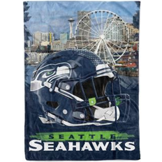 Logo Brands Seattle Seahawks 66" City Sketch Blankets Multicolour