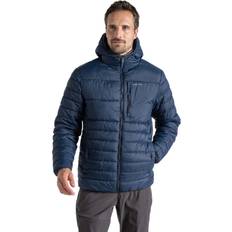 Craghoppers Clothing Craghoppers Compresslite VIII Hooded Jacket: Blue Navy/Howlite Blue: