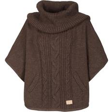 Brun Ponchos & Kapper Ivanhoe of Sweden NLS Nabben Poncho, coffee bean