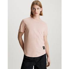 Calvin Klein T-Shirts Calvin Klein Badge Turn Up T-Shirt - Rosa