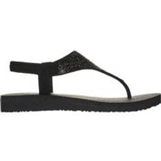 Skechers Sandali Skechers Meditation Sling Back Sandal Black