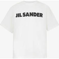 Logo Print T-Shirt Short Sleeved - Natural