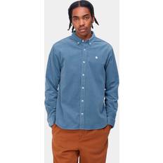 Carhartt WIP Madison Fine Cord Shirt - Blue