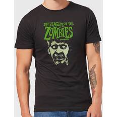 Hammer Horror Plague Of The Zombies Portrait Men's T-Shirt Black