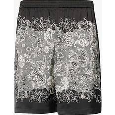 Acne Studios Printed Shorts - Black/Ecru