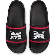 Nike Laced Slides Nike Morehouse Men's College Offcourt Slides in Black, DX5638-002