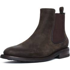 Thursday Boot Company Men's Duke Chelsea Leather Boot, Dark Olive Suede