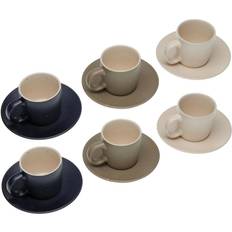 Versa Set of 6 teacups with plates Tashi