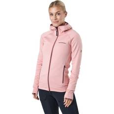 Peak Performance W Chill Light Zip Hood Warm Blush/rose Brown, Female, Tøj, Skjorter, Lyserød