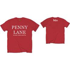 Penny Lane Text T Shirt Red