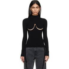 Dion Lee Black Double Underwire Sweater Black