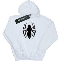 Kleding Marvel Spider-Man Ultimate Spider Logo Hoodie White