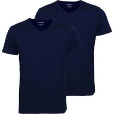 Emporio Armani Pyjamas Emporio Armani Underwear Herren Pure Cotton T-shirt 2-er Pack Marine/Marine