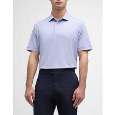 Stripes Polo Shirts Peter Millar Men's Hemlock Performance Jersey Polo Shirt