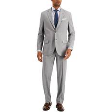 Nautica Men Suits Nautica Men's Modern Fit Bi Stretch Suit- Lt Grey Solid