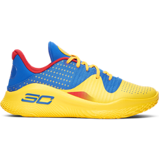 Amarillo - Hombre Zapatillas de Baloncesto Under Armour Curry 4 Low Flotro - Azul Blue