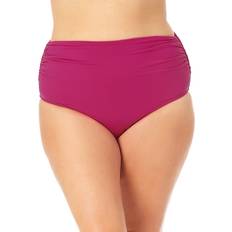 Anne Cole Hi Waist Shirred Bottom