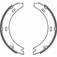 KRAFT 6021110 Handbromsbackar Handbromsbelägg, Parkeringsbromsbelägg, sats, parkeringsbroms