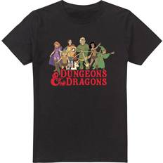 Dungeons & Dragons Dungeons & Dragons, Herren, Shirt, Line Up TShirt, Schwarz