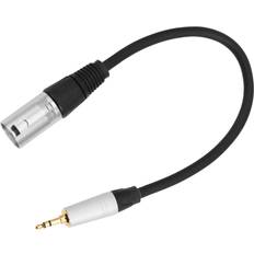 Cables Tlily 0.3 Meters Jack Plug to 3 Pin Xlr Male Shielded Stereo Record