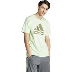 adidas Big & Tall Essentials Big Logo Tee, Men's, Tall, Lt Green