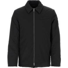 Ferragamo Men Outerwear Ferragamo Salvatore Ferragamo Man Black Stretch Nylon Padded Jacket