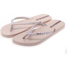 Ipanema Exuberance Chrome Rose Gold Flip Flops 8, Colour: Pink