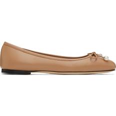 Suède Ballerina's Jimmy Choo Elme Leather Flat