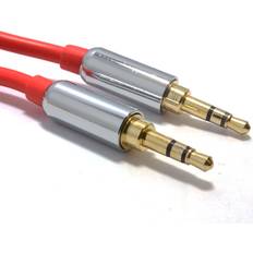 Kenable PRO RED 3.5mm Jack Male to Male Lead GOLD