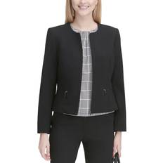 Calvin Klein Women Blazers Calvin Klein Collarless Blazer Black