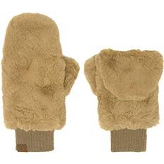 Faux Fur - Women Gloves & Mittens CC Faux Fur Touchscreen Accessible Mittens