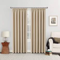 Curtains & Accessories Oxford Homeware Cream, 66" Thermal