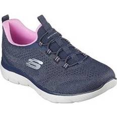 Skechers Navy Knit Summits New Nature Trainers