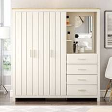 Lexington White Furniture Lexington 3 Door Combi Cream