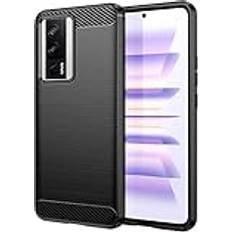 Accesorios para teléfonos móviles Fodral för Xiaomi Poco F5 Pro Skal Silikon Stötskydd Bumper Case Shockproof Cover Telefon Mobile Svart Xiaomi Poco F5 Pro