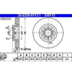 ATE PowerDisc 24.0330-0113.1