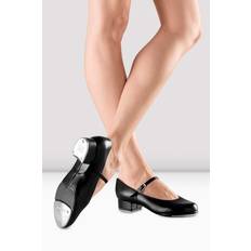 BLOCH Ladies Kelly Tap Shoes, Black Synthetic Leather black synthetic leather