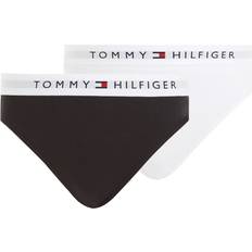 Tommy Hilfiger Panties Children's Clothing Tommy Hilfiger The Original Logo Waistband Briefs 2-pack - White/Black