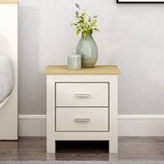 Lexington Two Drawer Bedside Table