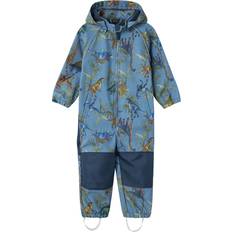 9-12M Combinaisons Soft Shell Name It Costume fonctionnel 'NMMAlfa' - bleu roi/marron/vert