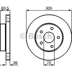 Friktionsbremser Bosch Bremseskive BD683